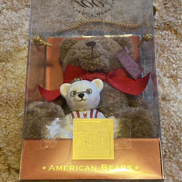 Vintage Deadstock 2002 Lenox American Bears 100th Teddy Bear Collectible - Picture 2 of 5
